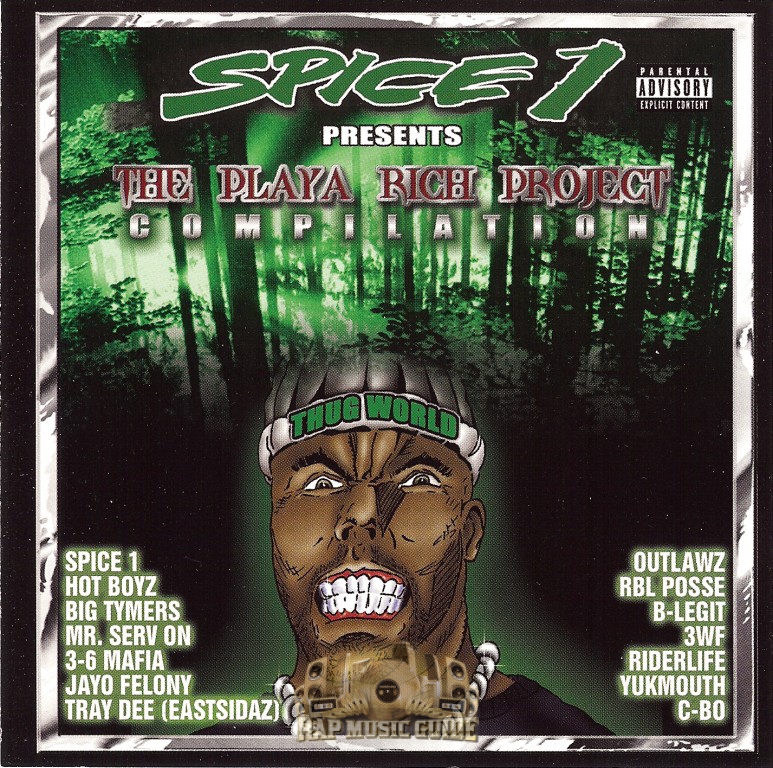 Spice 1 The Playa Rich Project CD Rap Music Guide